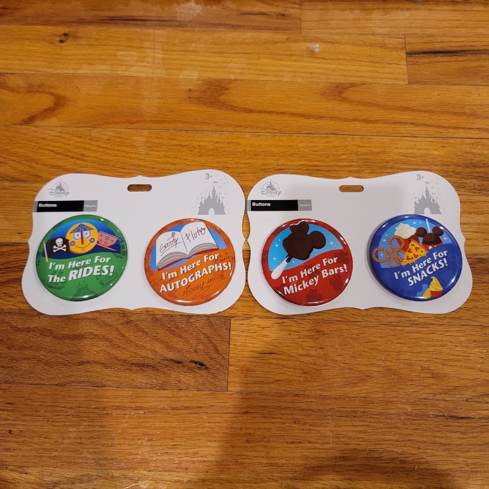NWT Disney Parks Buttons